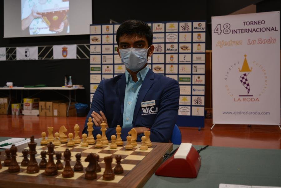 Alexadr Fier edges Aravindh to win 49th La Roda Open